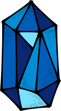 Blue crystal
